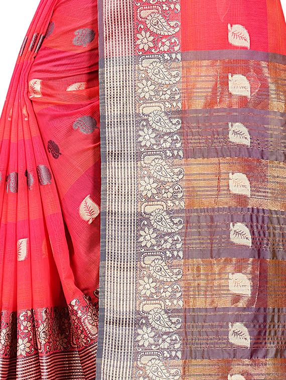 conversational banarasi saree with blouse - 16950531 - Zoom Image - 4