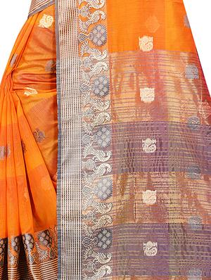 conversational banarasi saree with blouse - 16950532 - Standard Image - 4