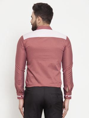 red self design casual shirt - 16950564 - Standard Image - 3