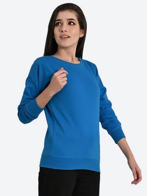 crew neck solid sweatshirt - 16950634 - Standard Image - 2