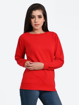 crew neck solid sweatshirt - 16950635 - Standard Image - 2