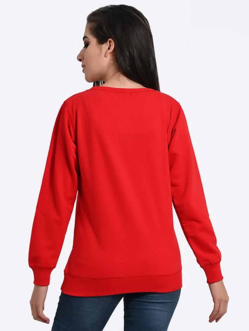 crew neck solid sweatshirt - 16950635 - Zoom Image - 3