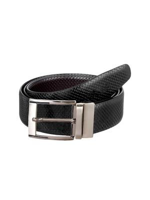 brown black leather belt - 16950650 - Standard Image - 2