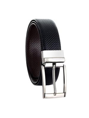 brown black leather belt - 16950650 - Standard Image - 3