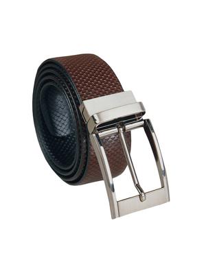 brown black leather belt - 16950650 - Standard Image - 5
