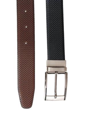 brown black leather belt - 16950650 - Standard Image - 6