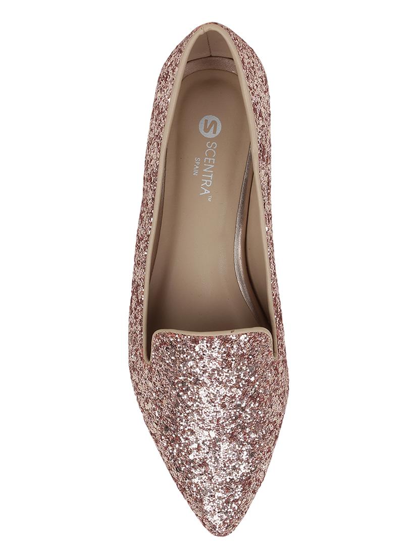 copper faux leather slip on ballerina - 16950792 - Zoom Image - 4