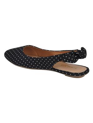 black synthetic back strap sandals - 16950799 - Standard Image - 3