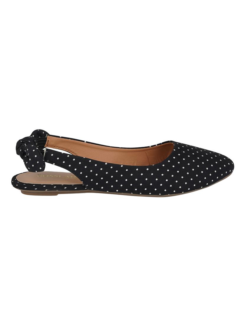 black synthetic back strap sandals - 16950799 - Zoom Image - 2