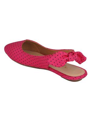 pink synthetic back strap sandals - 16950800 - Standard Image - 3