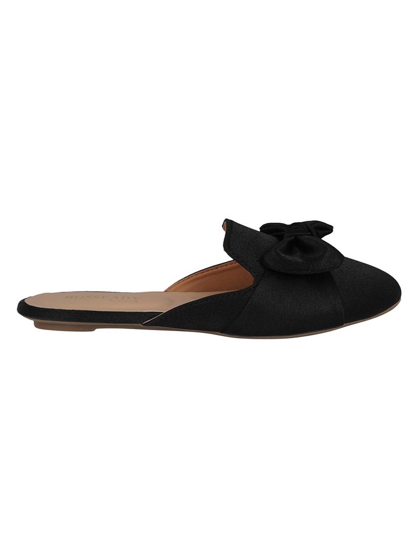 black synthetic mules sandals - 16950802 - Zoom Image - 2