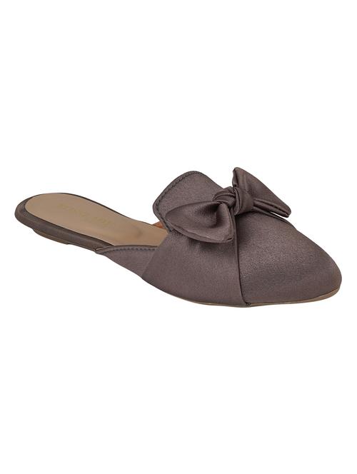 grey velvet mules sandals - 16950804 - Standard Image - 1
