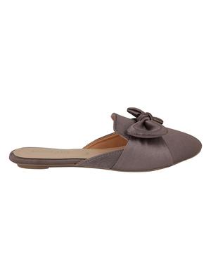 grey velvet mules sandals - 16950804 - Standard Image - 2