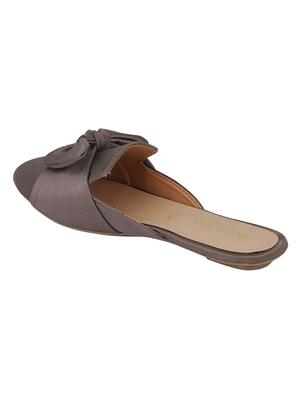 grey velvet mules sandals - 16950804 - Standard Image - 3