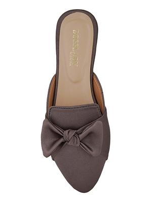 grey velvet mules sandals - 16950804 - Standard Image - 4