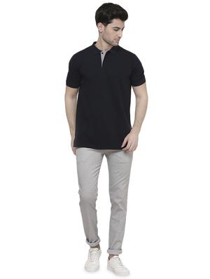 grey striped chinos - 16950825 - Standard Image - 4