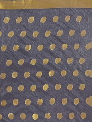 self design kanjivaram saree with blouse - 16951089 - Standard Image - 3