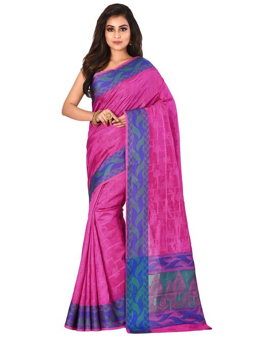 self design kanjivaram saree with blouse - 16951100 - Standard Image - 1
