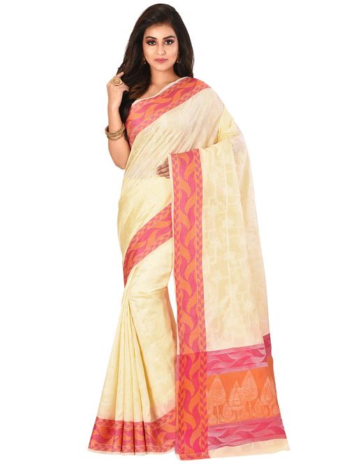 self design kanjivaram saree with blouse - 16951101 - Standard Image - 1