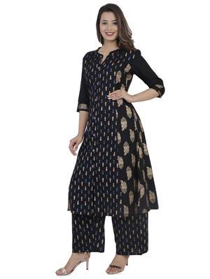 printed kurta palazzo set - 16951178 - Standard Image - 2