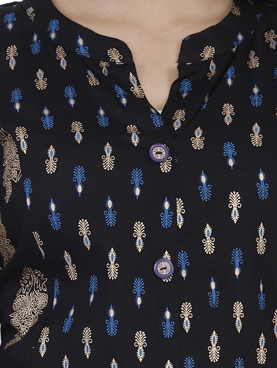 printed kurta palazzo set - 16951178 - Zoom Image - 4