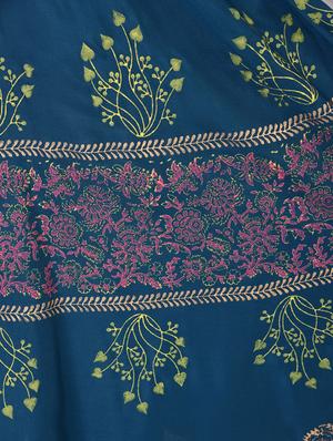 floral print flared kurta - 16951337 - Standard Image - 5