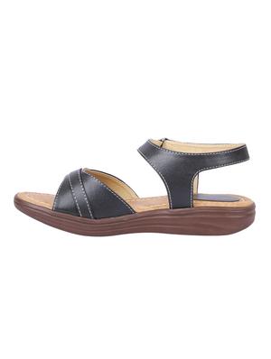 black back strap sandals - 16951655 - Standard Image - 2
