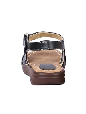 black back strap sandals - 16951655 - Standard Image - 3