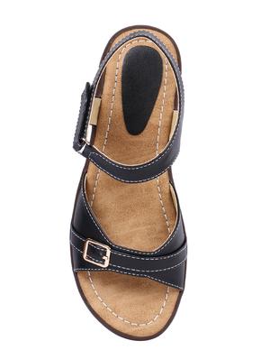 black back strap sandals - 16951655 - Standard Image - 4