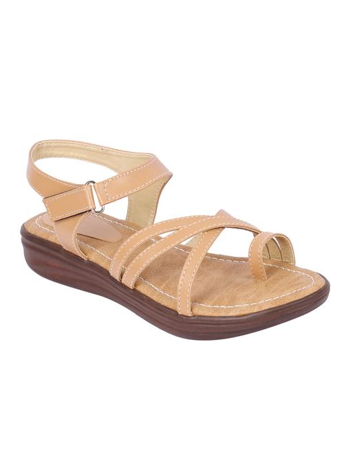 beige back strap sandals - 16951658 - Standard Image - 1