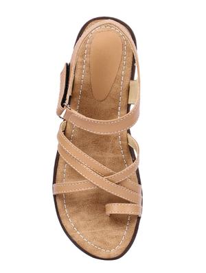 beige back strap sandals - 16951658 - Standard Image - 4