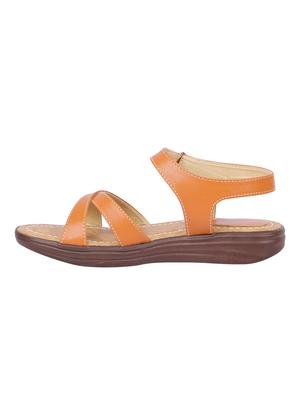 orange back strap sandals - 16951660 - Standard Image - 2