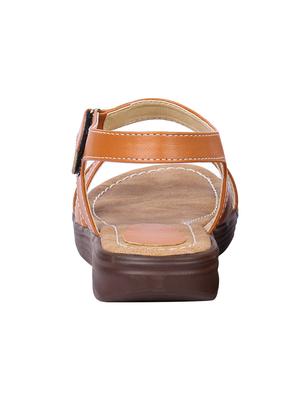 orange back strap sandals - 16951660 - Standard Image - 3