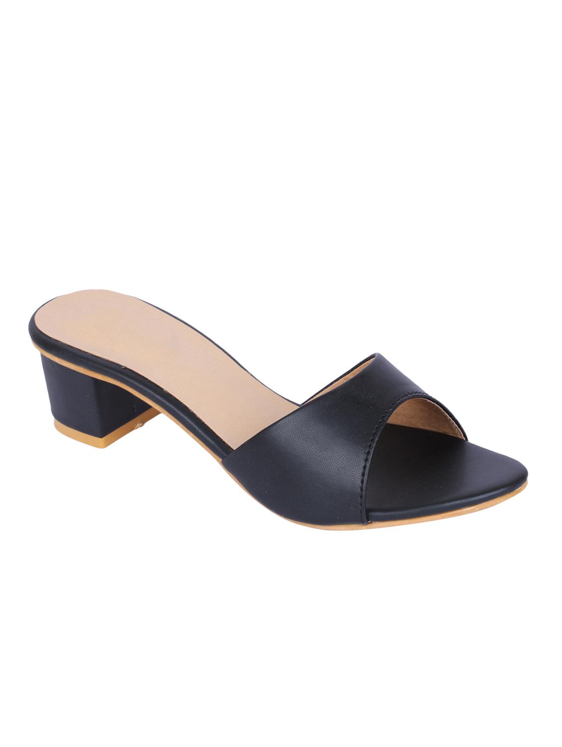 black slip on sandals - 16951677 - Zoom Image - 1