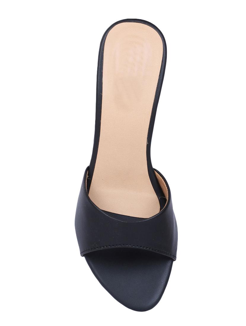 black slip on sandals - 16951677 - Zoom Image - 3