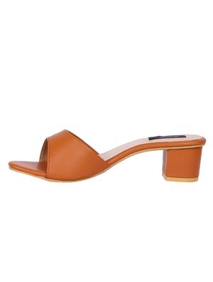 tan slip on sandals - 16951681 - Standard Image - 2