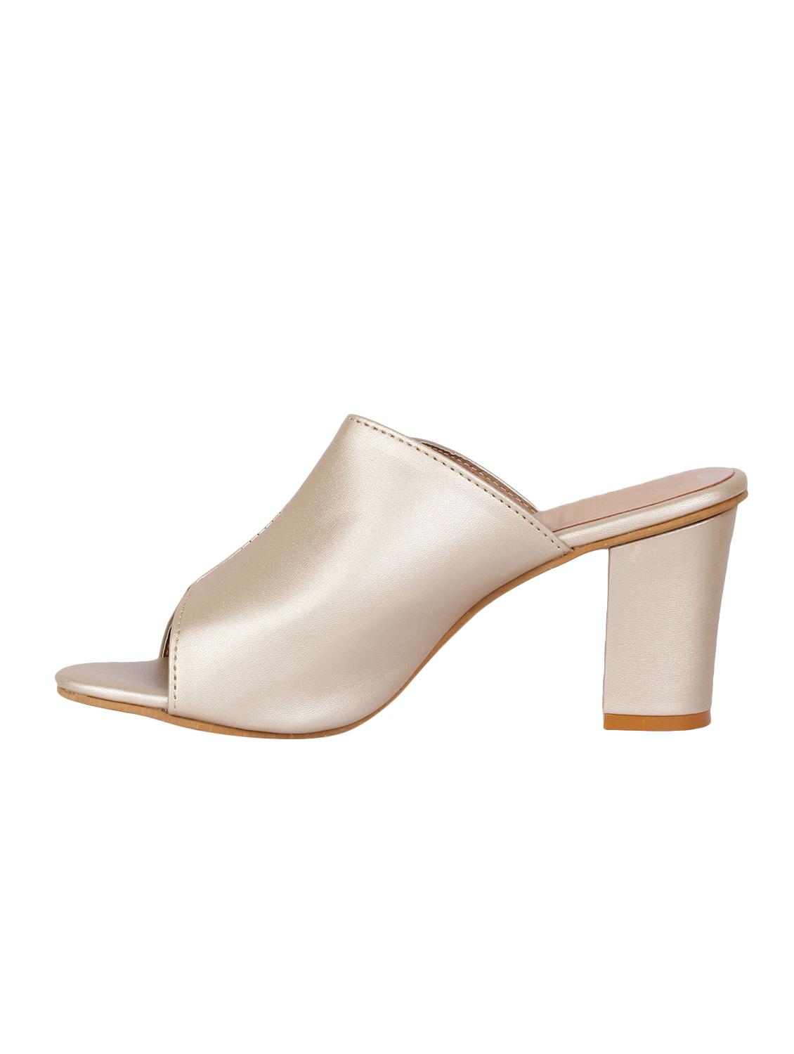 gold slip on sandals - 16951684 - Zoom Image - 2