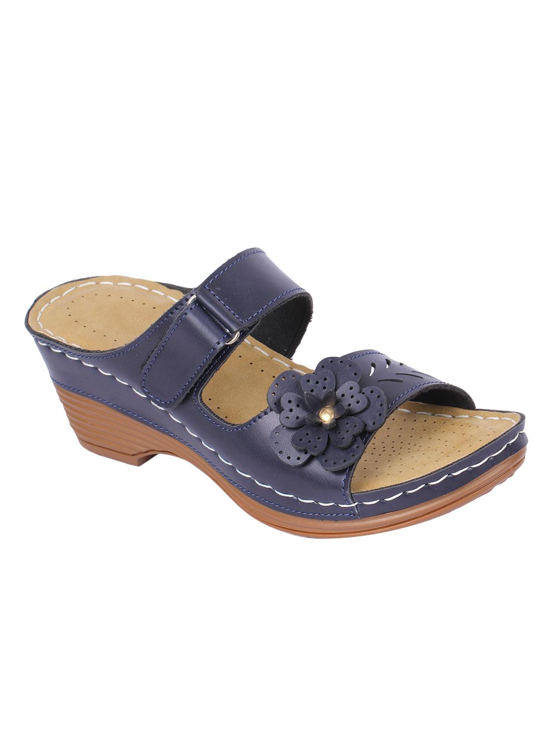 blue slip on wedges - 16951696 - Zoom Image - 1