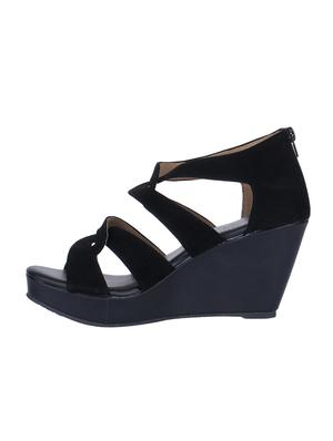 black closed back wedges - 16951736 - Standard Image - 2