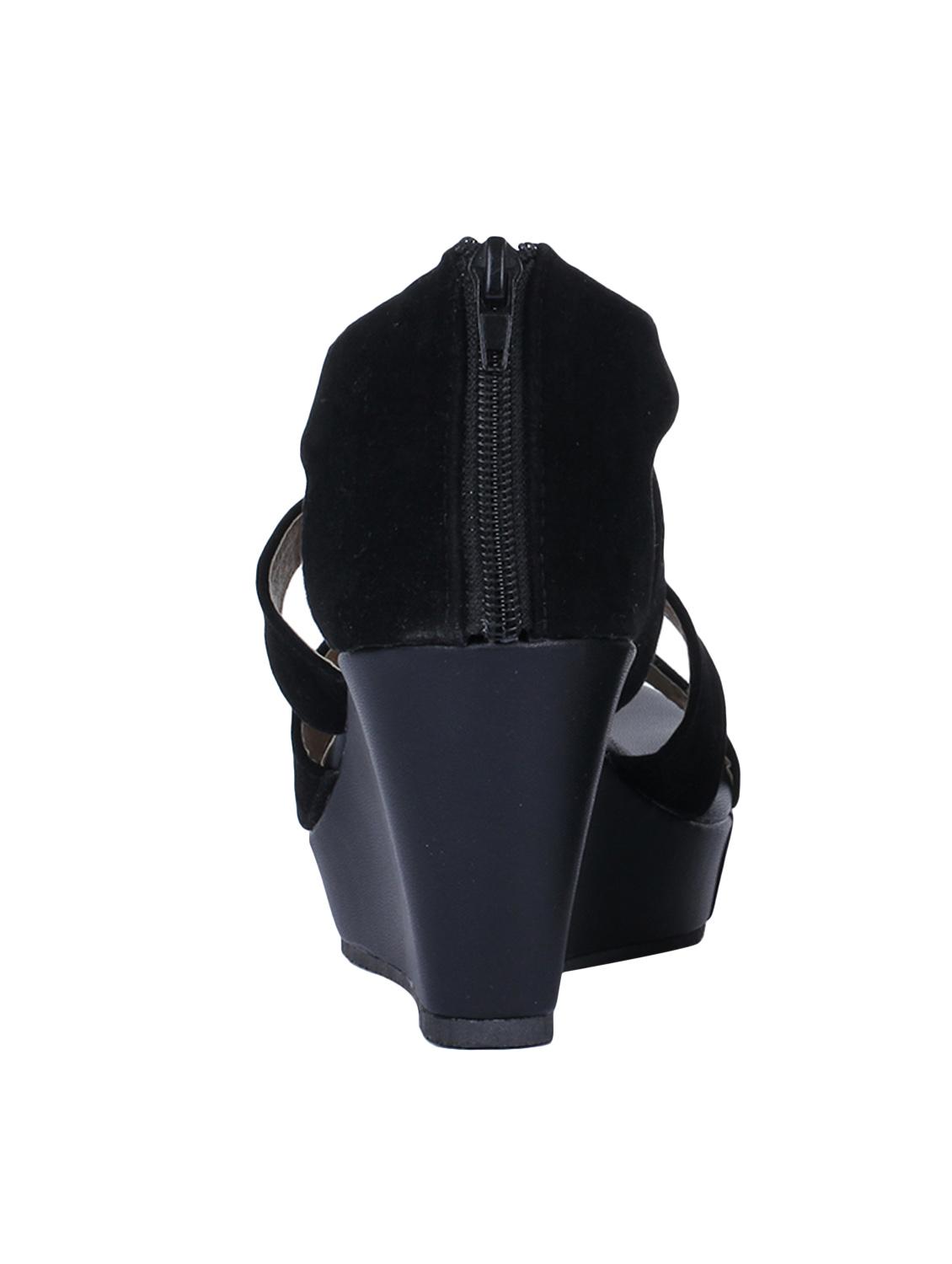 black closed back wedges - 16951736 - Zoom Image - 3