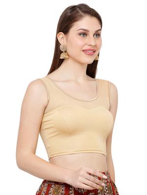 gold solid blouse - 16952131 - Standard Image - 2