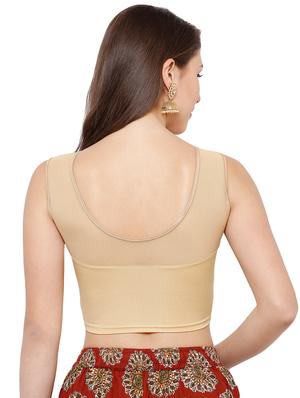 gold solid blouse - 16952131 - Standard Image - 3