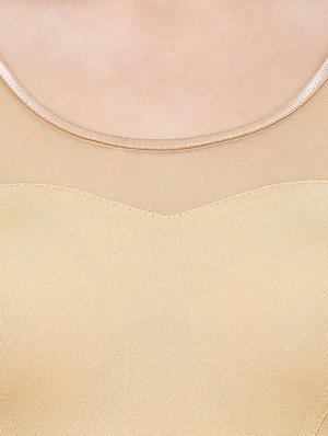 gold solid blouse - 16952131 - Standard Image - 5