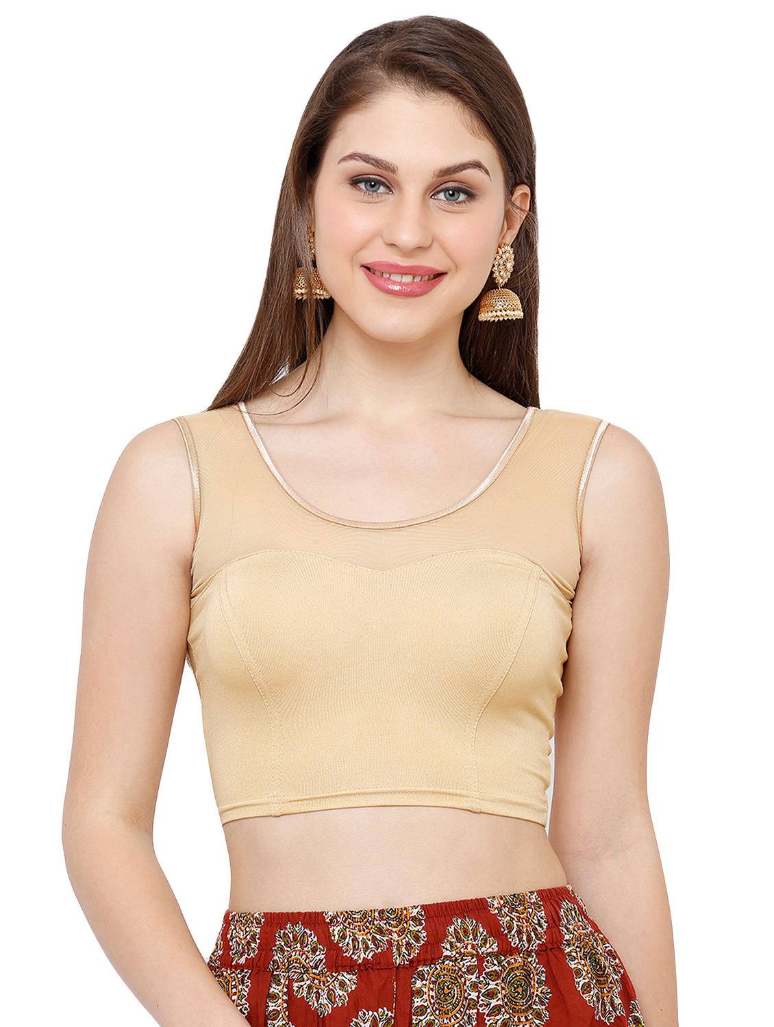 gold solid blouse - 16952131 - Zoom Image - 1