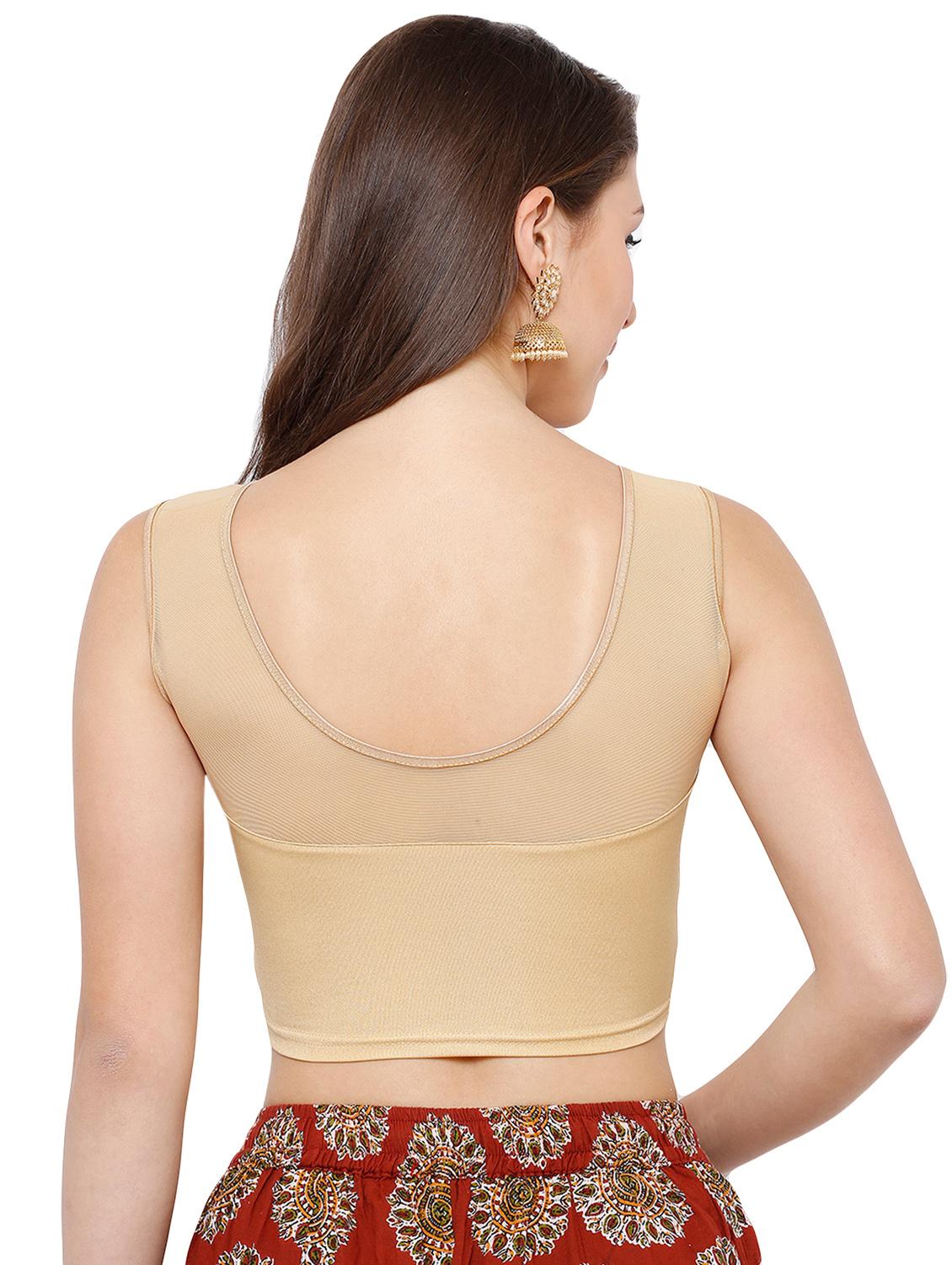 gold solid blouse - 16952131 - Zoom Image - 3
