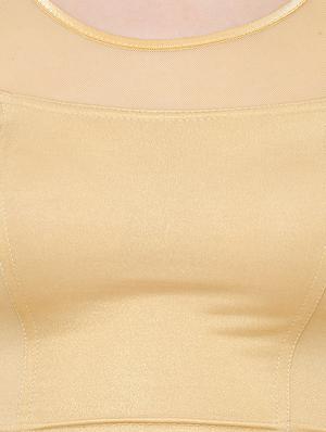 gold solid blouse - 16952132 - Standard Image - 5