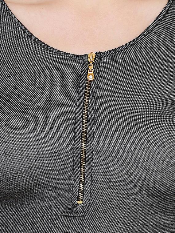 solid lycra blouse - 16952134 - Zoom Image - 5