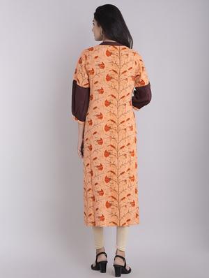 floral straight kurta - 16952145 - Standard Image - 3