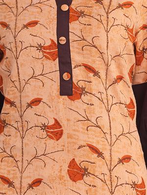 floral straight kurta - 16952145 - Standard Image - 4
