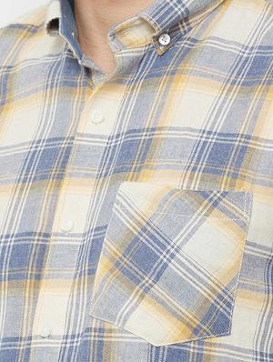 multi color checkered casual shirt - 16952172 - Standard Image - 5